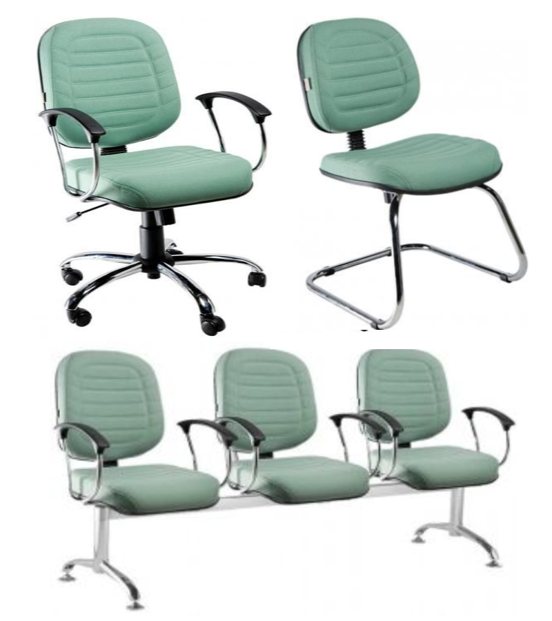 Cadeiras e Longarinas Super Luxo - Arkab