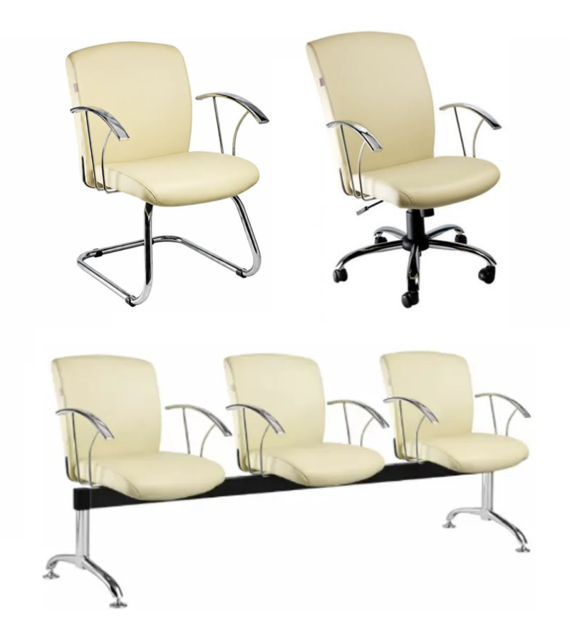 Cadeiras e Longarinas Super Luxo - Sargas