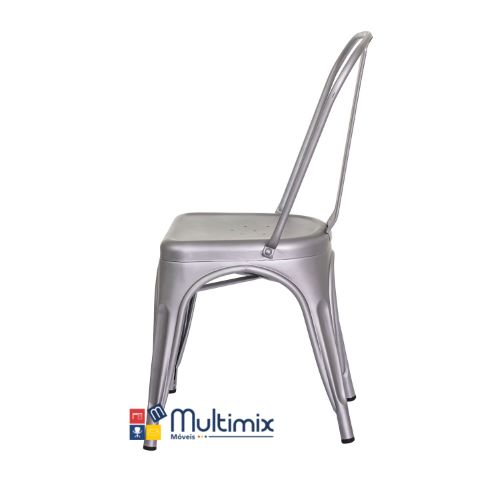Cadeira Iron Design Cinza Fosco