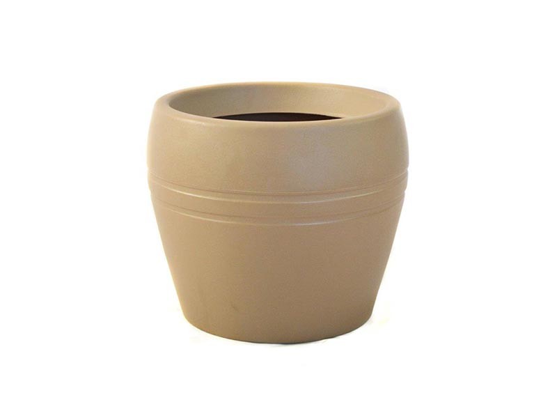 Vaso Redondo em Polietileno - Kalli 35 - B32cm x A35cm