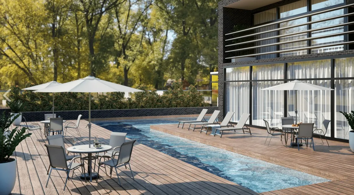 Ombrelone Summer - Central 2,70 m | Haste Cinza - Cobertura Cinza