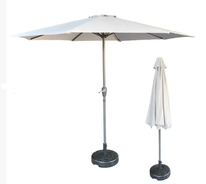 Ombrelone Summer - Central 2,70 m | Haste Cinza - Cobertura Cinza