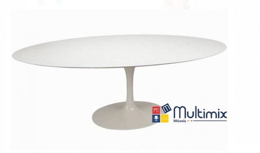 Mesa de Jantar Saarinen - modelo OVAL com 2,20 m x 1,20 m