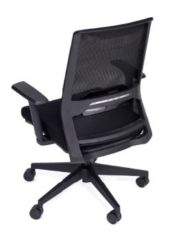 Cadeira para Escritório ELITE FLEX Presidente - Assento Estofado / Encosto em Tela - Cadeiras Home Office