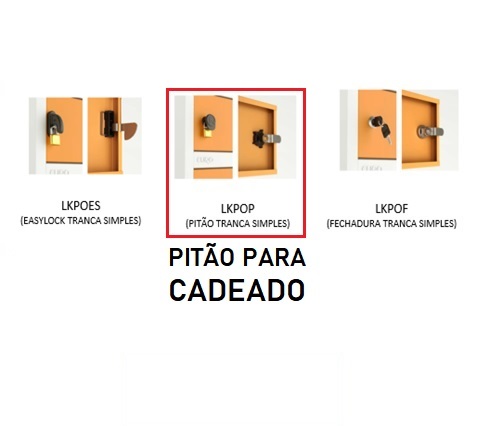 Locker Caixa Postal De Aço Correspondência I Porta Celular e Objetos - 10 Portas | Pitão, Cores Diversas, Easylock