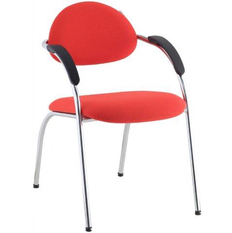 Cadeira Presence Secretária - Estrutura Fixa Cromada 