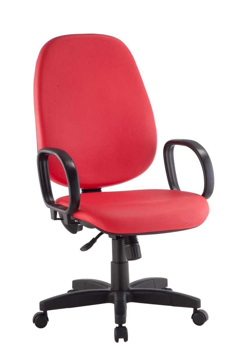 Cadeira Corporate Presidente Giratória - Braço Corsa/ Base Preta