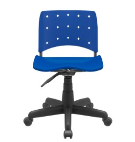 Cadeira Ergoplax Mais Secretária Giratória | Sem Braços - Assento Polipropileno