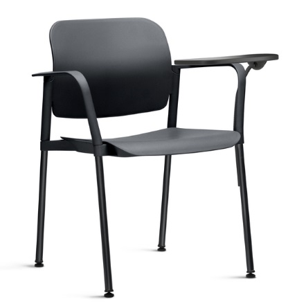 Cadeira Leaf Fixa I Com Prancheta Escamoteável Lado Esquerdo