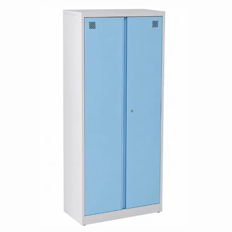 Armário De Aço Médio Com 2 Portas E 4 Prateleiras - Com Fechadura L Chapa 26 - 1960(A)X900(L)X400 (P)