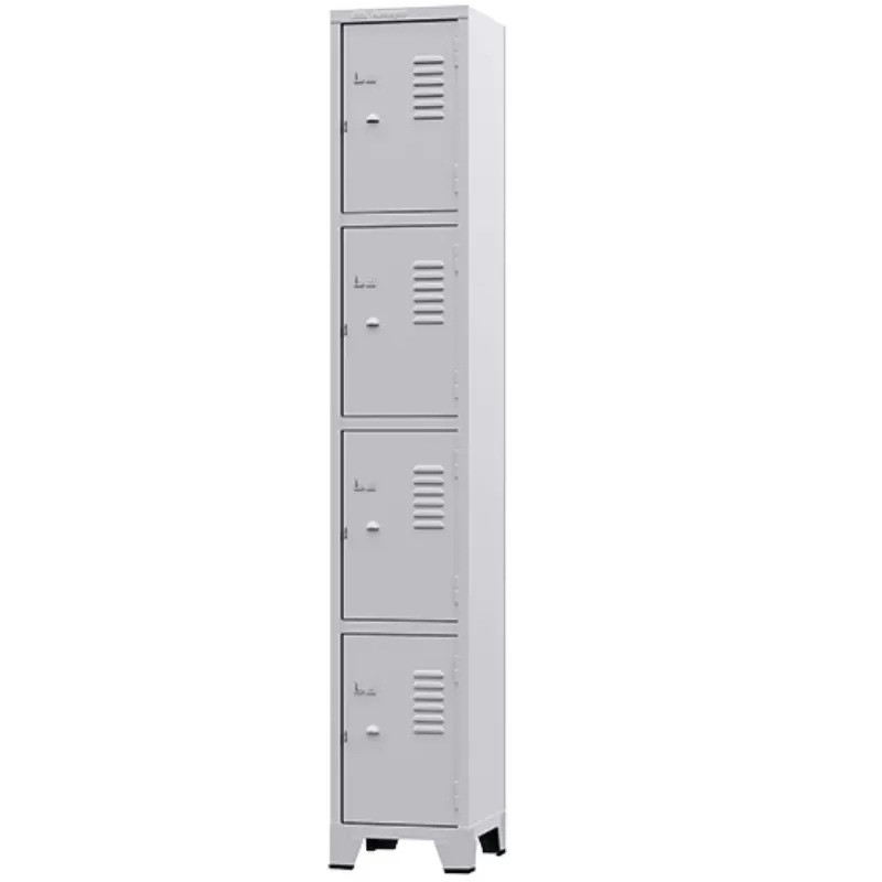 GRP-2/4 Chapa 22 - Roupeiro de aço 4 portas | Pitão p/ cadeado