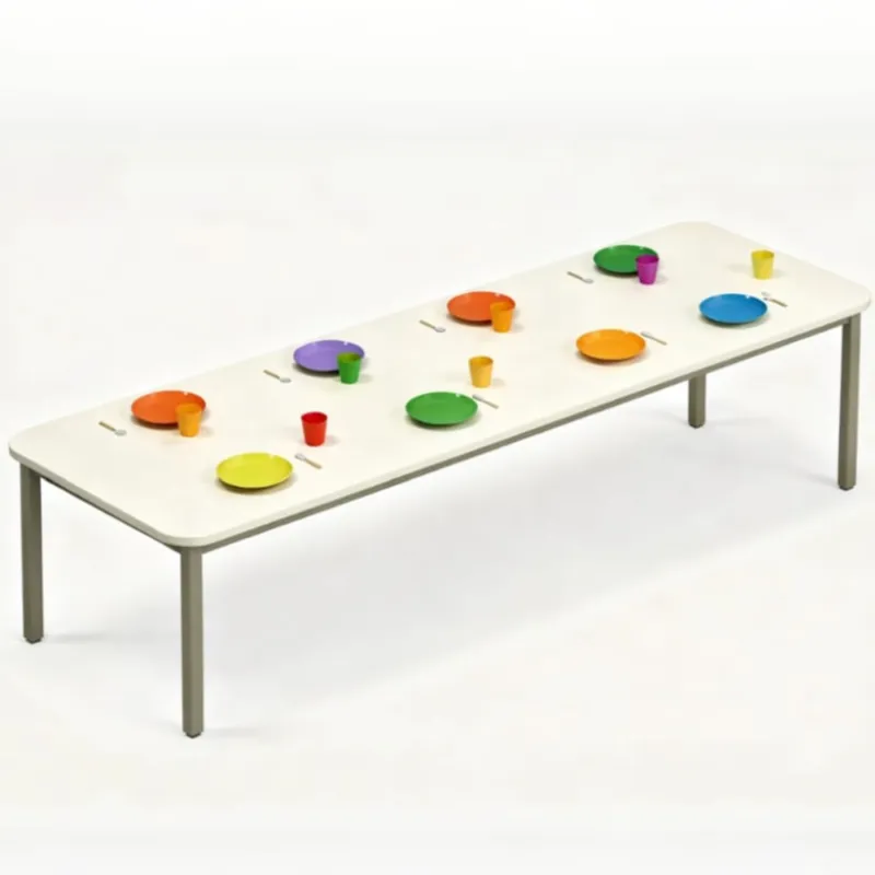 Mesa para Refeitório Escolar INFANTIL - 8 lugares