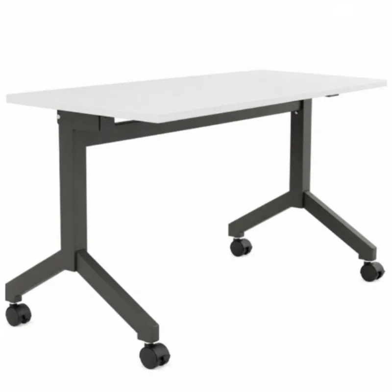 Mesa Escritório E Reunião Rebatível | Larg. 1100 X Prof. 600 X Alt. 750 - Tampo 25mm *com Rodízios