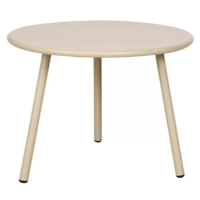 Mesa De Centro/Lateral Em Alumínio Fendi | Summer - Alt. 40 Cm X ø 50 Cm