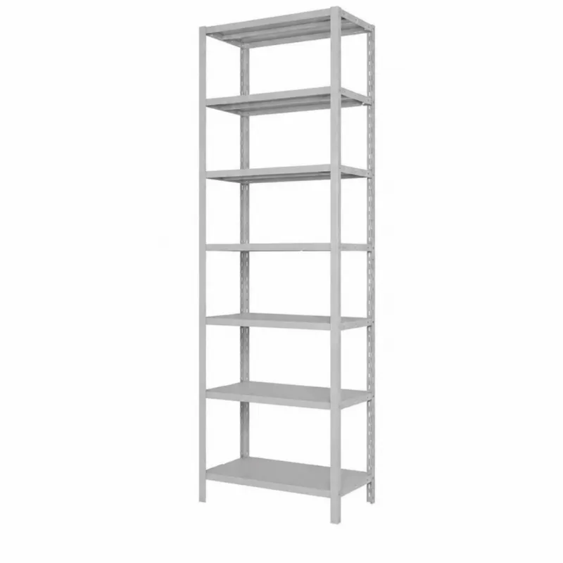 Estante de Aço 8 Prateleiras Edi-008/300 | Chapa 22 - Alt. 2,50 X Larg. 0,92 X Prof. 0,30 - Linha Industrial L3