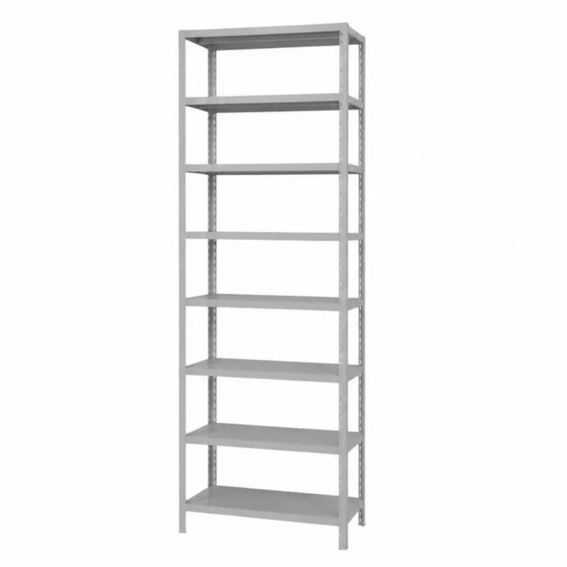 Estante de Aço 8 Prateleiras Edi-008/400 | Chapa 22 - Alt. 2,50 X Larg. 0,92 X Prof. 0,40 - Linha Industrial L3
