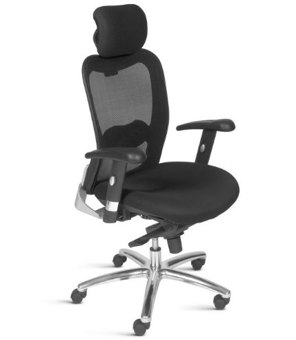Cadeira Para Escritório New Ergon Presidente | Base Alumínio, Tela Mesh - Produto 100% Original Frisokar