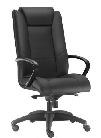 Cadeira Para Escritório New Onix Presidente - Base Preta